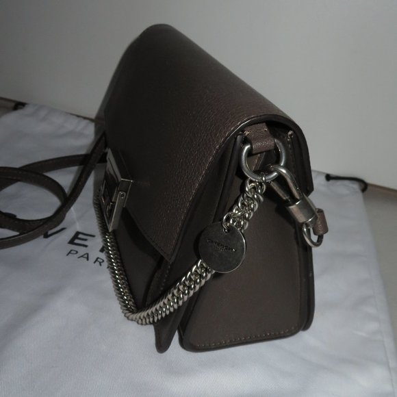 Givenchy Small GV3 Grey Goatskin Shoulder Bag - Picture 5 of 16
